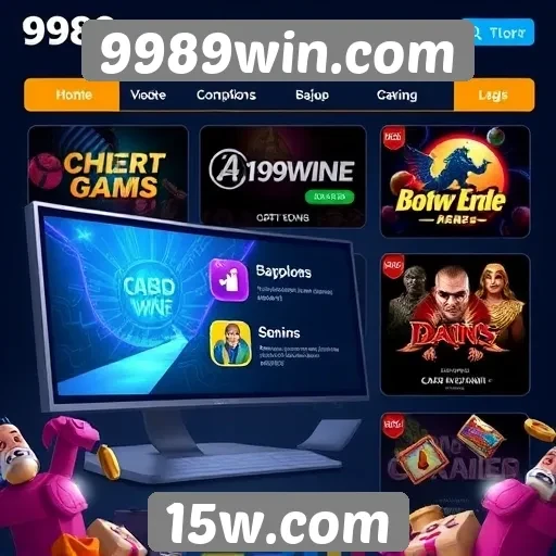 Recursos disponíveis no site 9989win.com